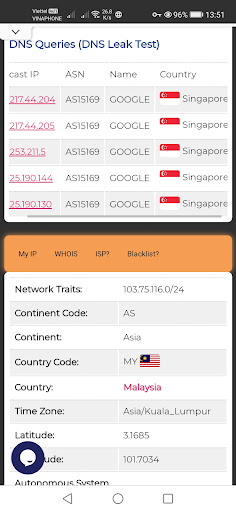 Malaysia VPN - MY VPN Screen 2