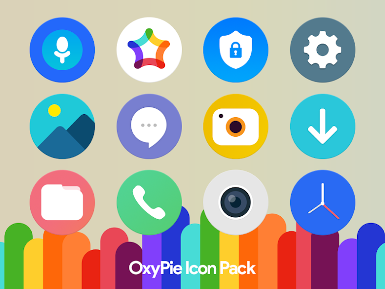 OxyPie Icon Pack 18.3 APK + Mod (Unlimited money) for Android