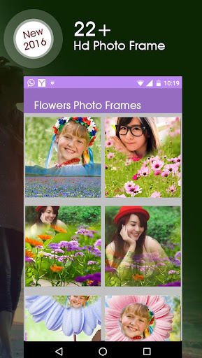 Flower Photo Frame Screen 2