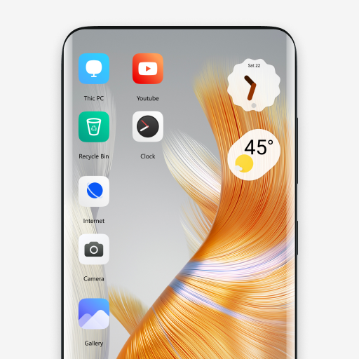 Mate X3 theme for launcher logo