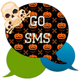 GO SMS - Spooky Skulls icon