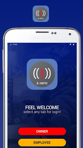 Android application E-Info screenshort