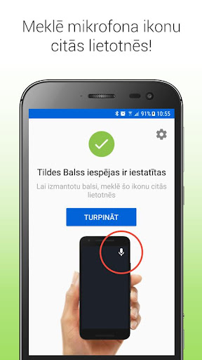 Tildes Balss Beta Screen 2