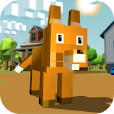 Blocky Fox Simulator 3D icon