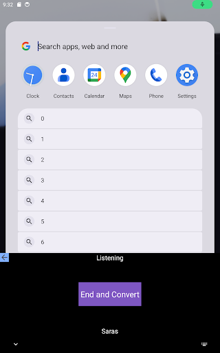 Android application Saras Voice Typing screenshort