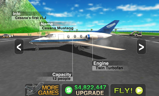 Flight Simulator: Airplane 3D Screen 3