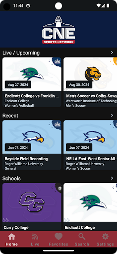 Android application CNE Sports Network screenshort