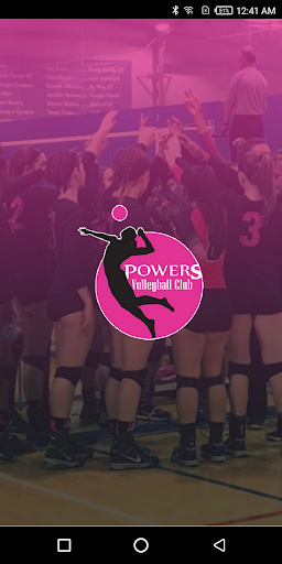 Android application Powers Volleyball Club screenshort