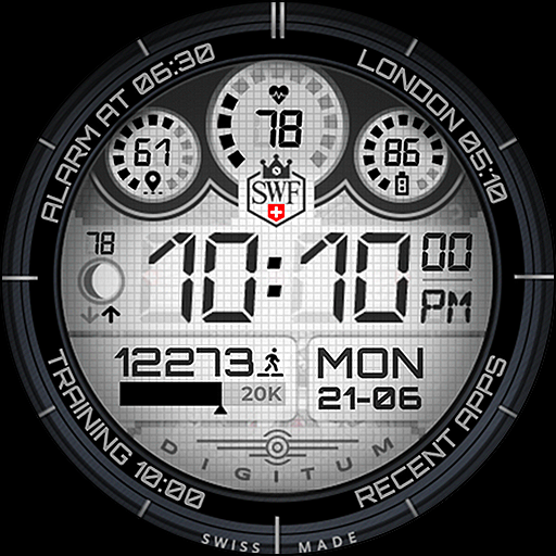 SWF Digitum Digital Watch Face logo
