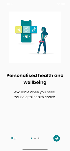 Android application habithealth+ screenshort