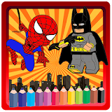 Superheroes Drawing book icon