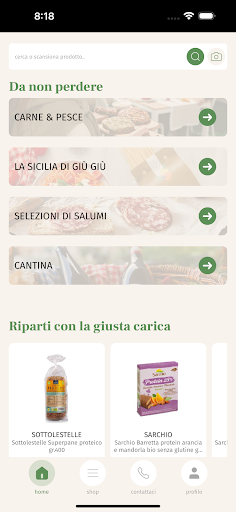 P&V: Italian Food Delivery Screen 3
