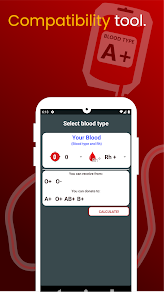 Captura 4 Tipo de sangre: Rh, alimentos, android