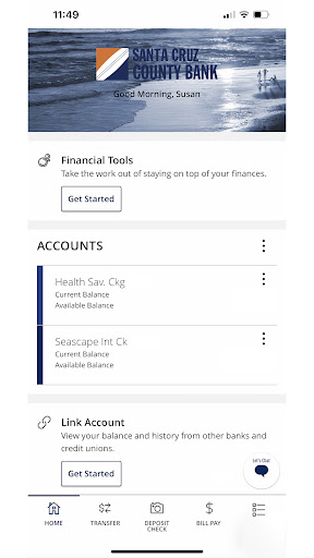 Santa Cruz County Bank Screen 2