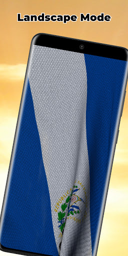 El Salvador Flag Live Wall Screen 3