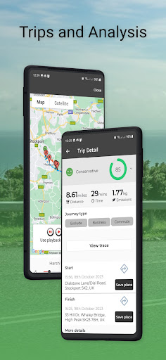 Android application MySafeDrive screenshort
