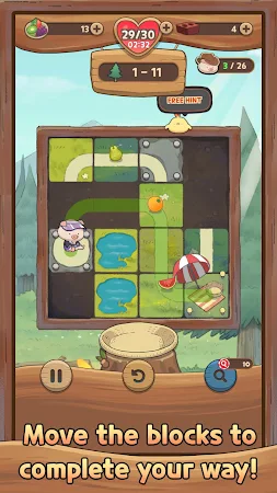 Game screenshot Piglet's Slidey Picnic hack