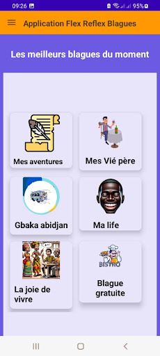 Android application Flex Reflex screenshort