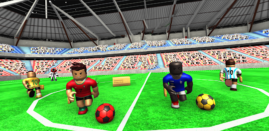Радужные футбольные друзья 3D