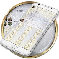 Dialer Glitter Gold Silv Theme