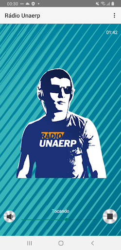 Android application Rádio Unaerp screenshort