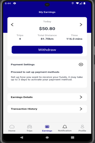 Android application Rich Haitian Cruze Driver screenshort