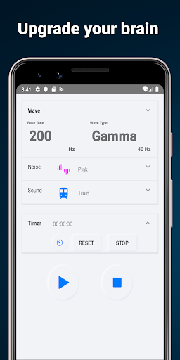 Android application Brain Upgrade: Binaural Beats screenshort