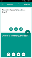 screenshot of German-Spanish Translator