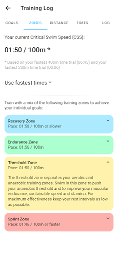 Screenshot of Swim Coach - Swimming Workouts