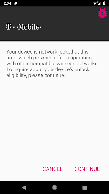 Captura 3 T-Mobile Device Unlock (Google Pixel Only) android