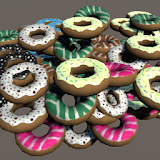 Donut factory part-time job icon