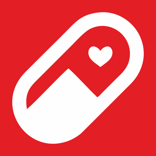 Promemoria farmaci, pillole e logo