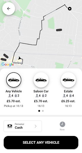 Carlton Cars Minicabs Screen 3