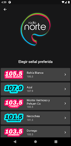 Radio Norte Screen 3