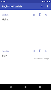 English to Kurdish Translator
