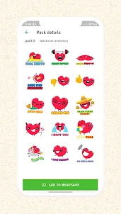 WASticker- Love Emoji Stickers