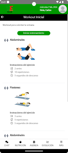 Android application Fit Fat Team screenshort