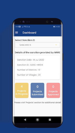 Android application MNRE Street Lightning Applicat screenshort