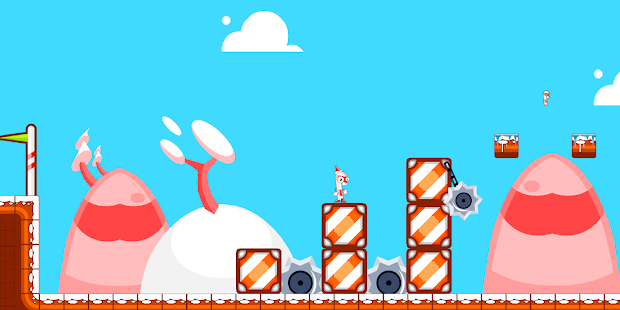 Candy Cane.Hard Trial. Classic hardcore platformer Screenshot