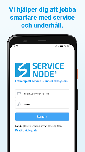 Service Node Screen 3