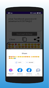 Emoji to text: Text to emoji