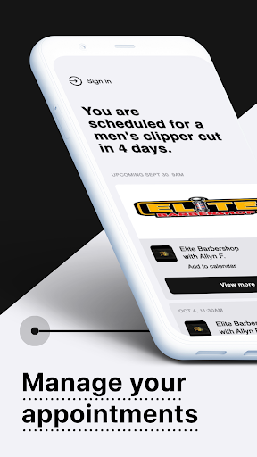 Elite Barbershop Screen 2
