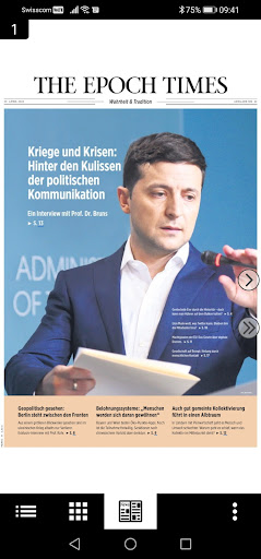 Android application Epoch Times Deutsch E-Paper screenshort