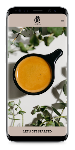 Android application Crimson Coffee screenshort