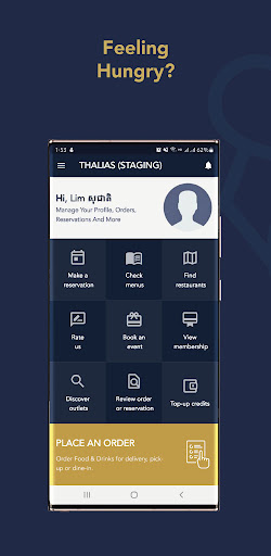Android application Thalias screenshort