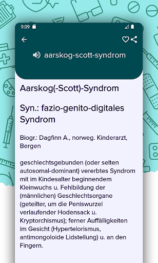 Medizinische Wörterbuch Screen 3