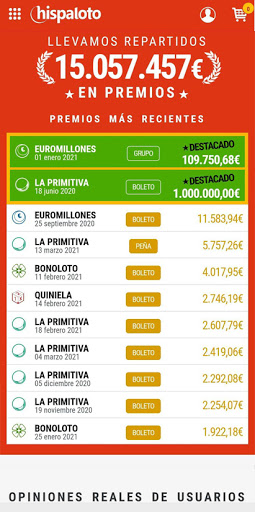 Hispaloto - Play lottery Screen 2