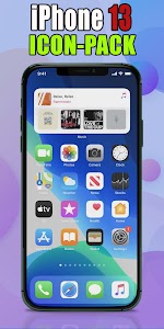 iPhone 13 theme, Launcher for Unknown