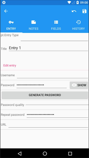 pt.KeePass Screen 2