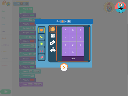 Blockly for Dash and Dot robots